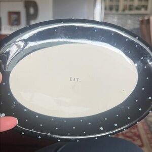 Oval Rae Dunn Ceramic Serving Plate